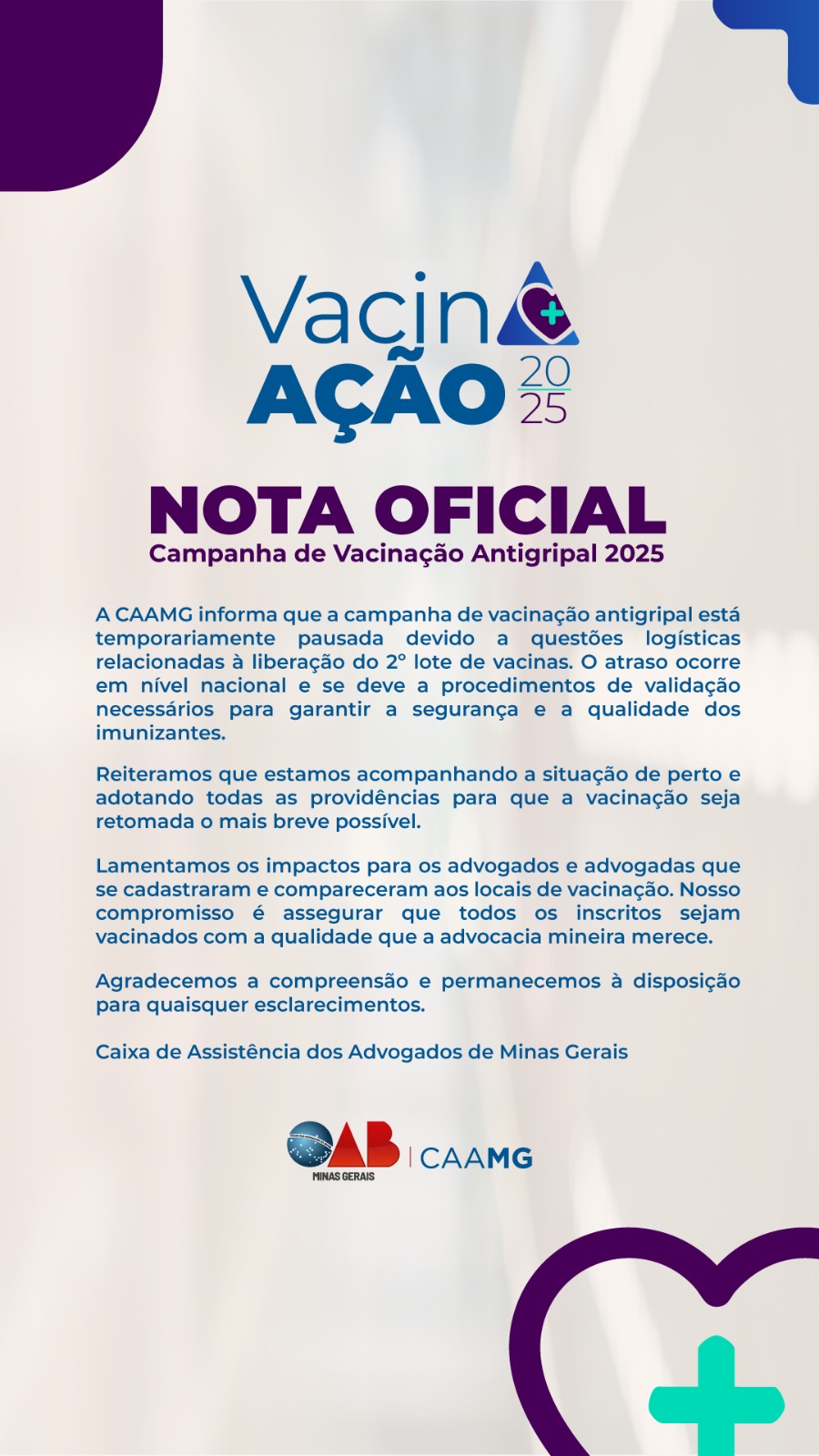 OAB Barro Preto - ATENÇÃO, ADVOCACIA MINEIRA!