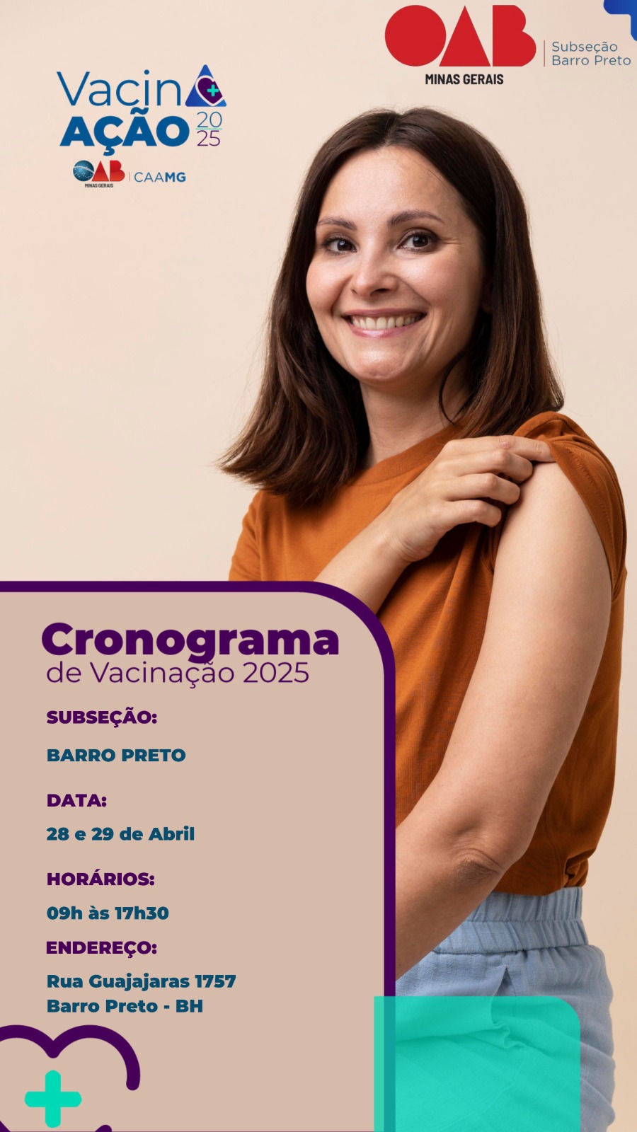 OAB Barro Preto - Campanha de vacinação tetravalente antigripal