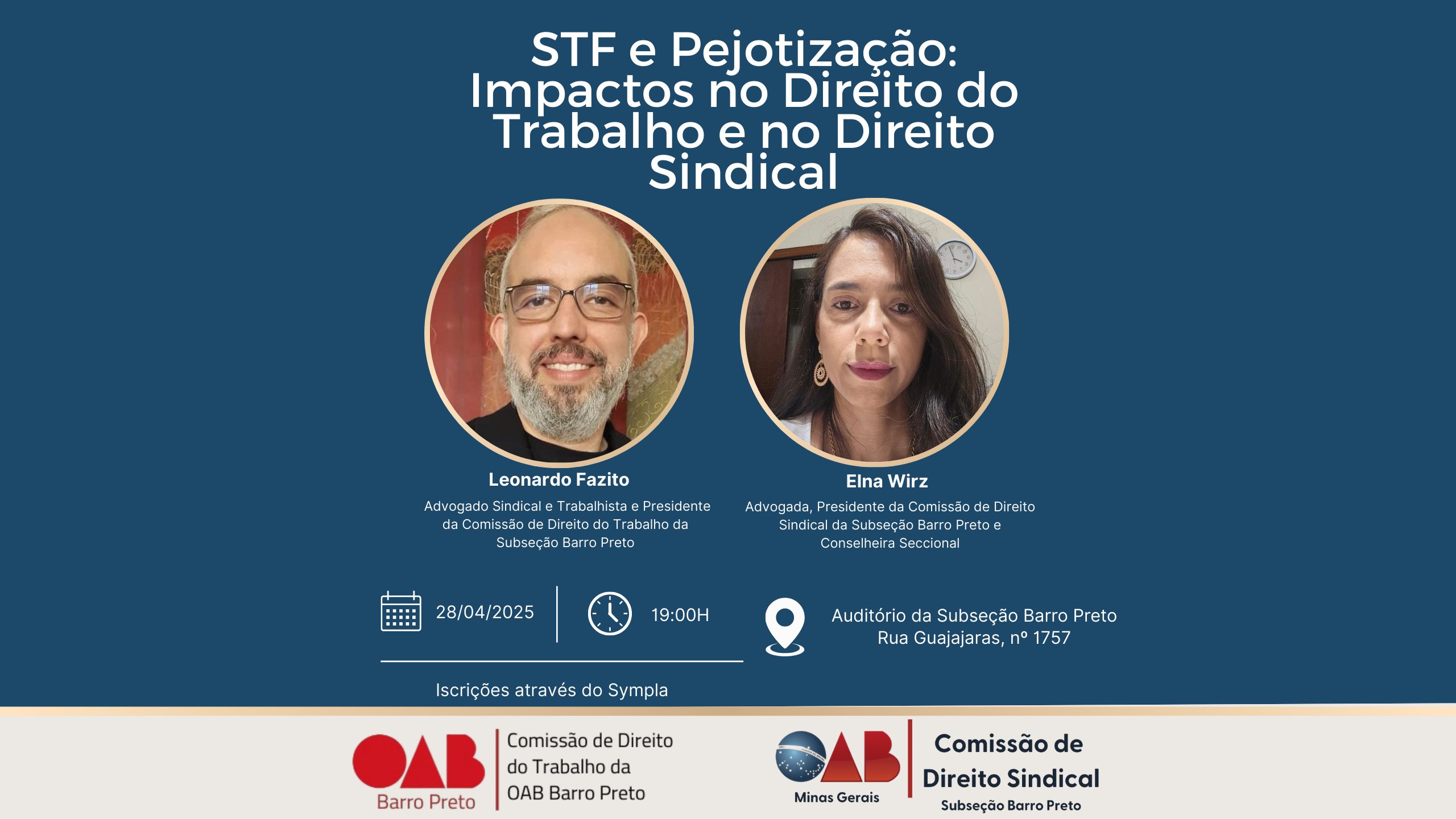 OAB Barro Preto - 28.4.25 – STF e Pejotização: Impactos no Direito do Trabalho e no Direito Sindical
