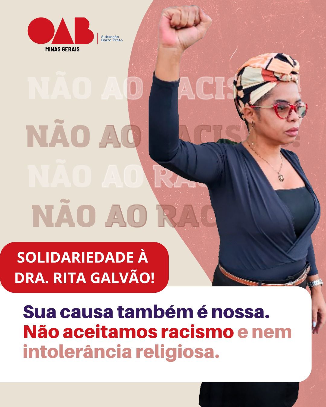 OAB Barro Preto - Nota de solidariedade e repúdio