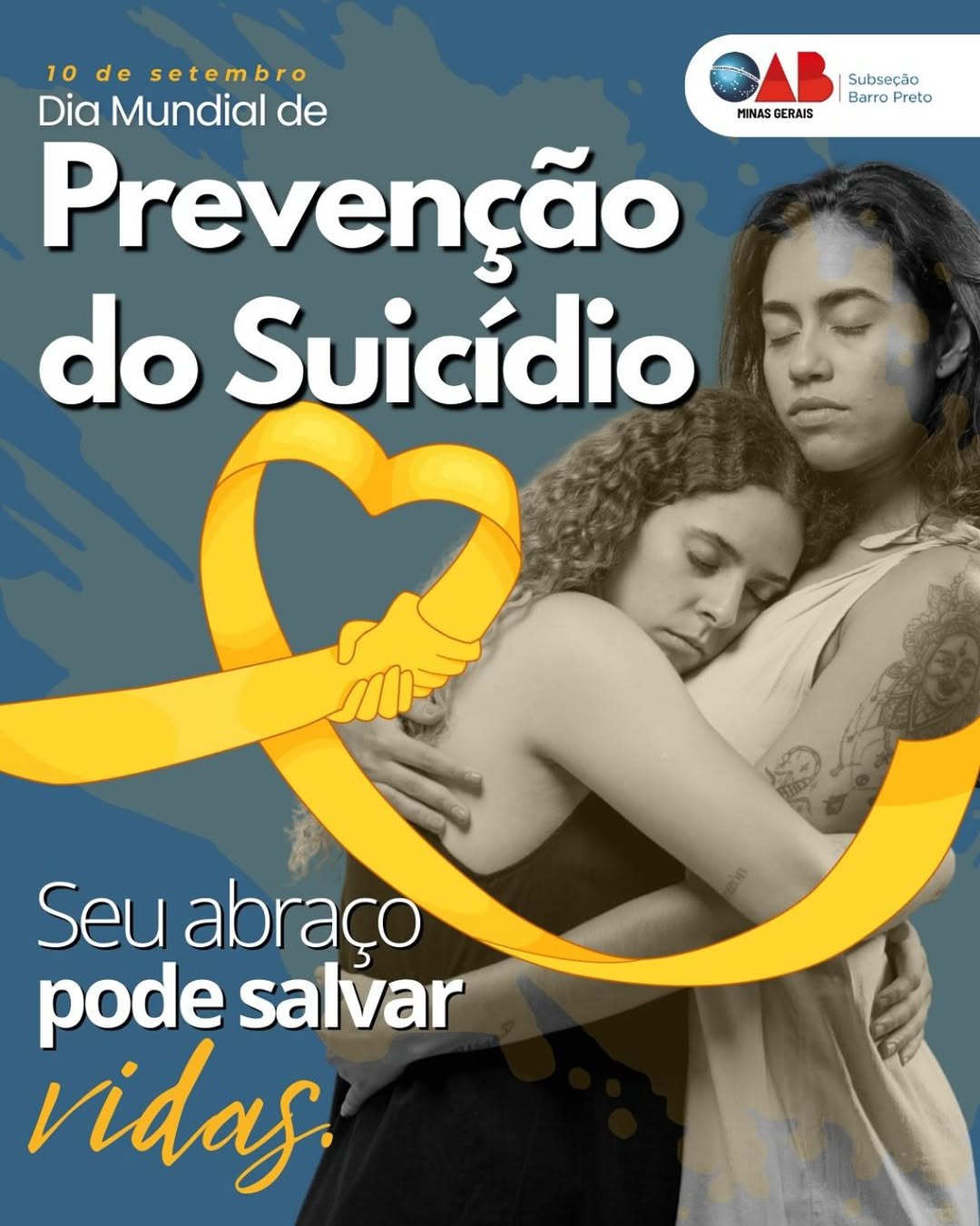 OAB Barro Preto - 10 de Setembro – Dia Mundial de Prevenção ao Suicídio