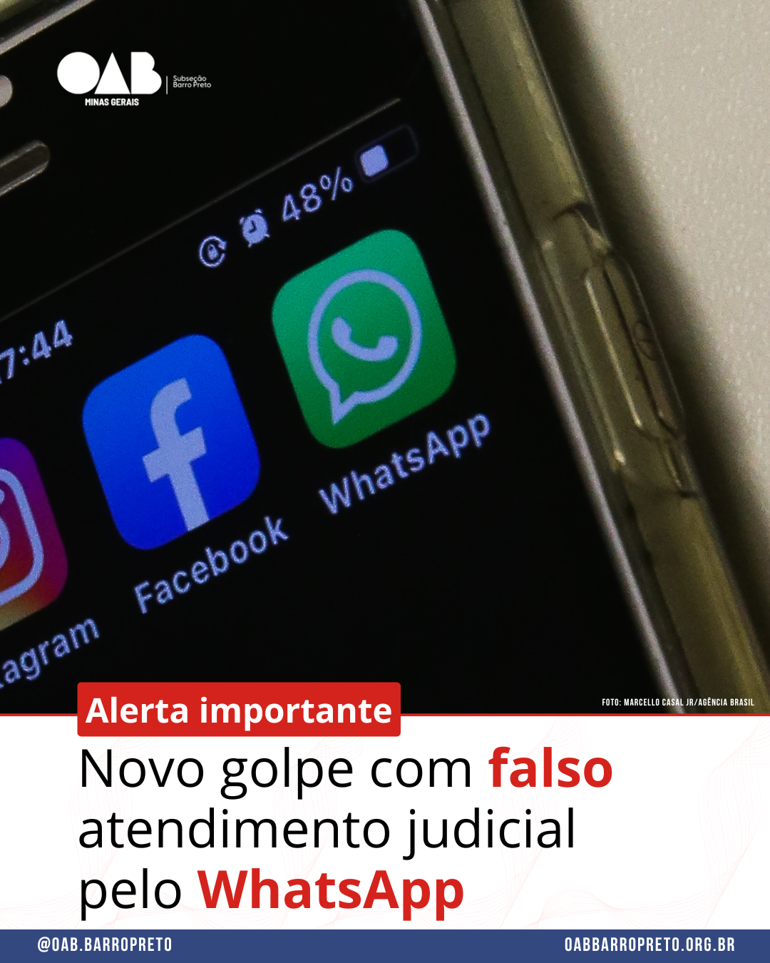 OAB Barro Preto - ALERTA À ADVOCACIA E À SOCIEDADE!